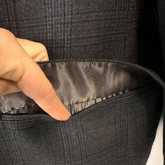 Lauren Ralph Lauren Wool Plaid Blazer Quiet Luxury Academia Sport Coat 44R - Picture 4 of 13